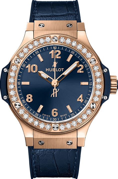 hublot blau gold|hublot big bang gold blue.